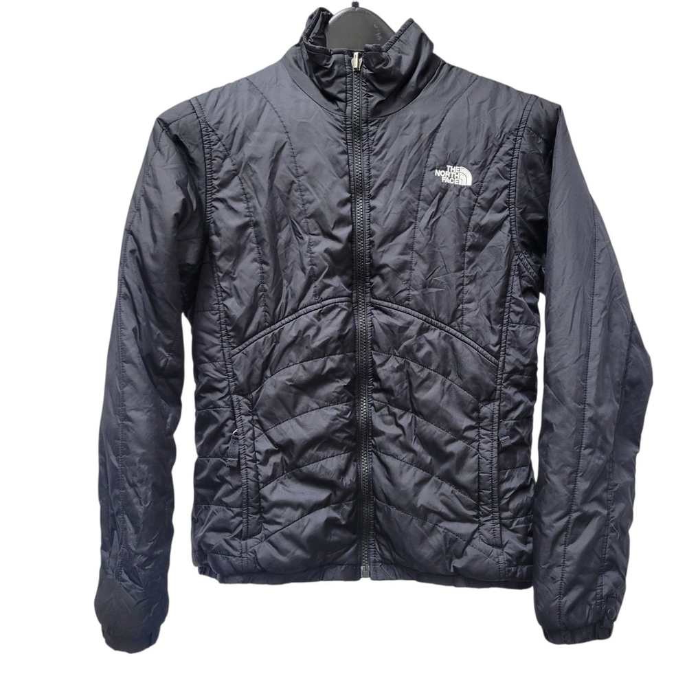 North Face Women Full-Zip Embroidered Logo Long-Sleeves Zip Pockets Jacket Small